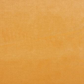 Mustard yellow fabric sample with a dense woven texture and matte finish, displaying tonal variations and a consistent, natural appearance.