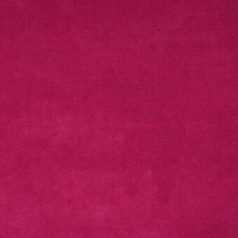 Magenta velvet fabric swatch displaying a uniform, saturated color and soft pile texture; identified as Lacividina Superb 121.