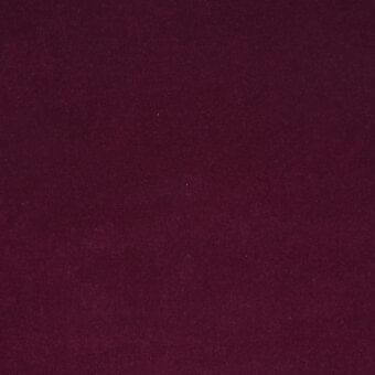 Burgundy fabric swatch with a matte, velvety texture; label reads "lacividina fabrics fabric (c) superb 123 superb" along the bottom edge.