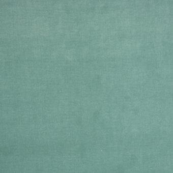 Dusty teal fabric sample, tight woven texture, matte finish, slightly rough surface resembling linen, from Lacividina’s superb collection.