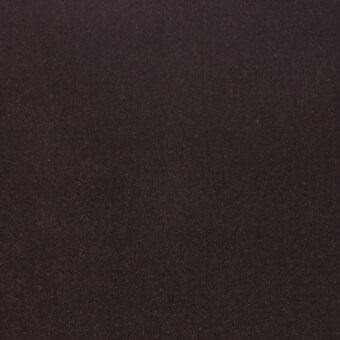 Dark brown fabric sample, densely woven texture, granular surface, matte finish, uniform color, from Lacividina superb collection.