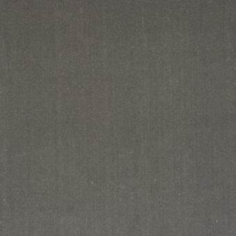 Gray fabric swatch with matte finish, finely woven texture, and subtle vertical grain; label reads “lacividina fabrics fabric (c) superb 150 superb”.