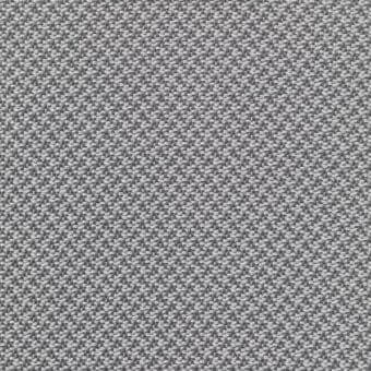 Woven gray fabric texture displays a dense, repeating pattern with subtle tonal variations and a raised, uniform surface.