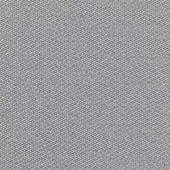 Woven gray fabric with a heathered texture, displaying a dense, small-scale pattern and matte finish.