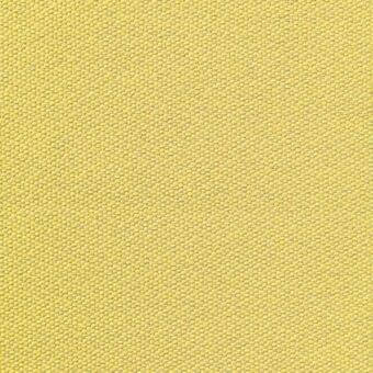 Yellow woven fabric with a dense, regular grid pattern and matte finish, displaying subtle tonal variations across the surface.