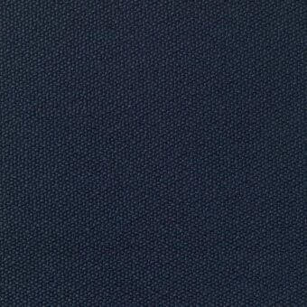 Navy blue fabric sample with a dense, granular texture of raised dots and a matte finish, identified as lacividina deans 7048.11 p.