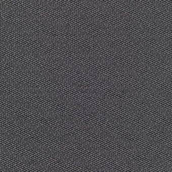 Medium-gray woven fabric texture with a dense, granular pattern and subtle sheen, displaying a uniform circular weave and textile identification.