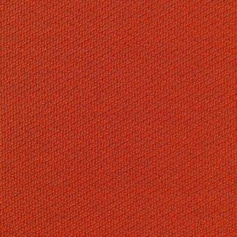 Orange woven fabric with a granular texture, featuring reddish-brown threads and a matte finish; textile labeled “7048.13 p”.