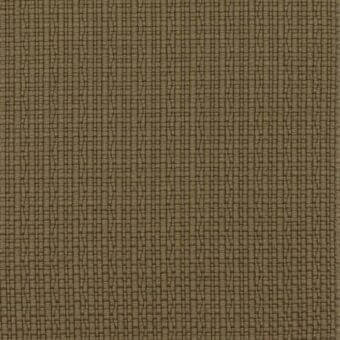 Olive green woven fabric sample displaying a grid texture, with “iris” and codes “5.08217.001.402” printed; lacividina collection.