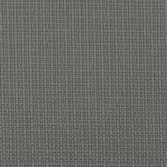 Medium gray woven fabric texture with a subtle square pattern and matte finish, displaying a dense, uniform weave with visible threads.