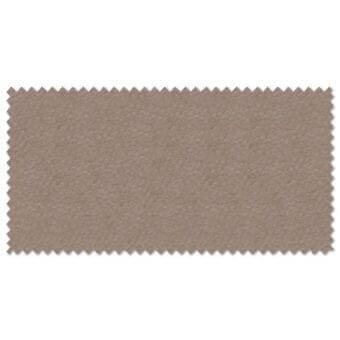 Taupe fabric swatch with a pebbled texture and zig-zag edges, displaying brand text “lacividina” and product code 3154 against a white backdrop.