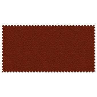 Reddish-brown fabric swatch with a raised diamond texture and zig-zagged edges, displaying a woven pattern and a label reading “lacividina”.