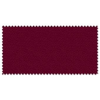 Burgundy fabric swatch with geometric weave, zig-zag edges, and a dense texture; label reads “lacividina fabrics fabric (c) trend 3175”.