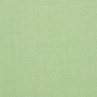Lacividina fabric sample, muted green heathered weave with diagonal ribbing, matte texture; color 26 rime, code F 1242 C0921.