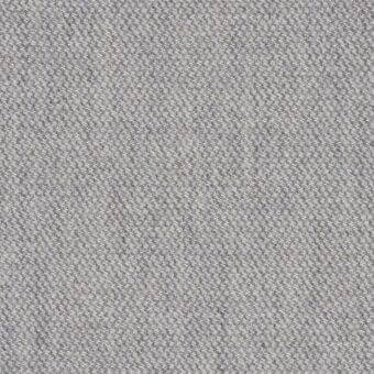Gray woven fabric with a diagonal rib and heathered texture, dense compact weave, neutral background, even lighting.