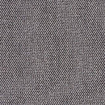 Woven fabric texture, muted gray with heathered effect, displaying a dense twill pattern and subtle brown and silver thread variations.