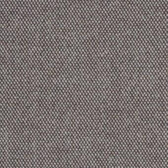Herringbone fabric sample, muted brown and beige, dense small-scale weave with matte finish; Lacividina “27 molly f 2959 c0194” textile.