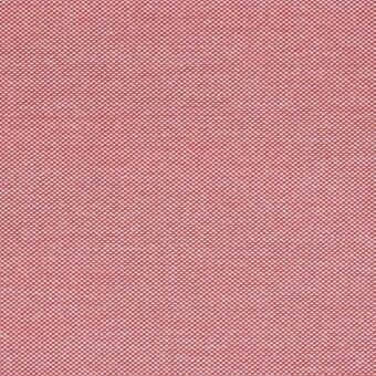 Red textile pattern with dense diamond perforations, woven texture, studio lighting, labeled “f 2965 c0636” for upholstery fabric sample.