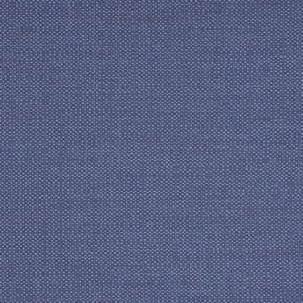 Blue geometric fabric with a dense, square weave and matte finish; textured appearance from tonal variations in the medium shade.
