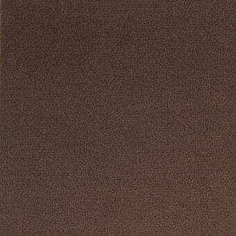 Brown woven fabric texture with a short pile, displaying a “lacividina” label with product codes: 29 ariana, 7029.20, for fabric identification.