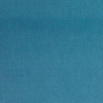 Teal fabric texture with a dense, short pile and matte finish, displaying woven construction; label reads “lacividina 7029.36”.