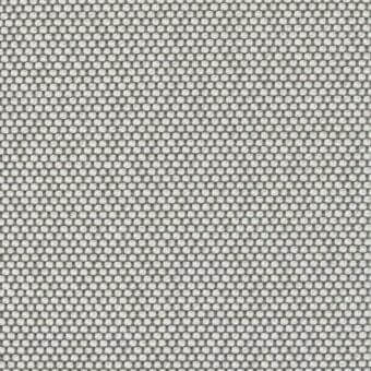 Gray woven fabric texture with circular pattern, horizontal rows, and subtle vertical shift; lacividina opera 01457.61 sample.