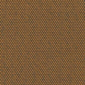 Lacividina Opera 01457.65 Brick fabric texture features a dense grid of rounded shapes in warm brick tones with subtle gray accents.