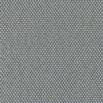 Lacividina Opera 01457.68 Lake fabric sample displaying a gray-blue circular grid pattern with a textured, subtly raised weave.