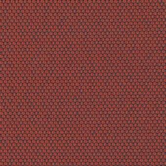 Lacividina 31 Opera fabric texture, terracotta woven geometric pattern with gray accents, durable upholstery material closeup.
