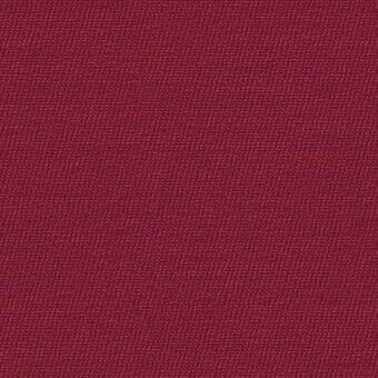 Cherry red woven fabric with a matte finish and dense grid pattern, displaying subtle tonal variations in the textile texture.