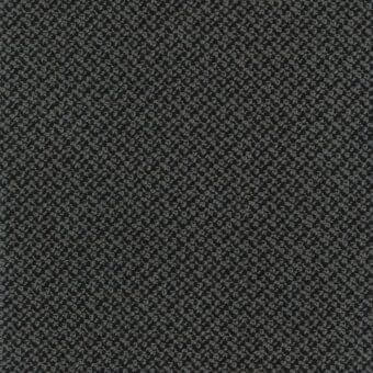 Lacividina 34 Cleo fabric in anthrazit, a dense repeating leaf pattern in light and dark gray tones with a matte texture.