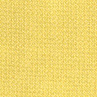 Lemon yellow woven fabric texture with a dense plain weave and matte finish, displaying subtle tonal variations across the textile surface.