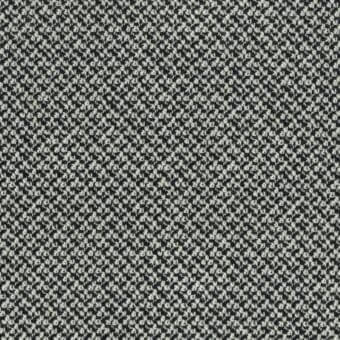 Dark gray woven fabric with dense, repeating light gray floral pattern and subtle nubby texture from Lacividina collection.