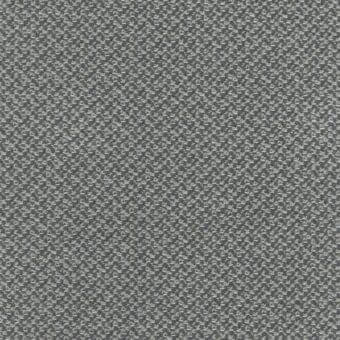 Cool gray woven fabric displaying a heathered, nubby texture with irregular patterns and subtle tonal variations; matte finish.