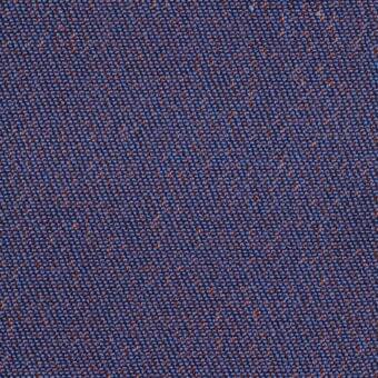 Blue and orange woven fabric texture, dense speckled pattern, compact irregular weave, neutral background, lacividina 36 bit collection.