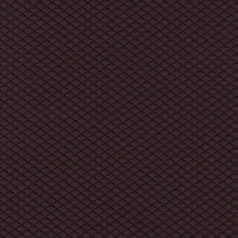 Quilted fabric sample, burgundy color, repeating diamond pattern with raised texture and subtle tonal variations across a dense, uniform surface.
