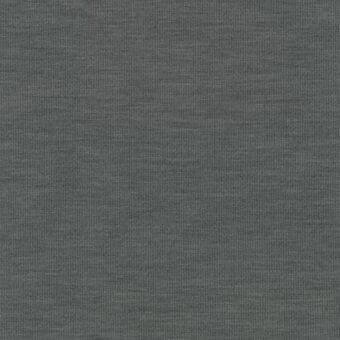 Melange fabric sample, muted gray, dense weave texture; matte finish, consistent mid-gray tone, studio shot for textile color and weave detail.