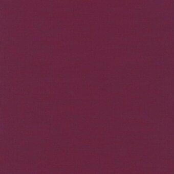 Burgundy fabric swatch with uniform melange texture, tightly woven matte finish, and “lacividina” product label visible along the bottom edge.