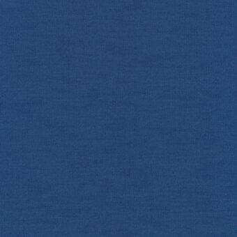 Blue linen blend fabric with a uniform melange texture, studio shot displaying a matte finish and subtle weave irregularities; sample labeled f 13004 c0763.