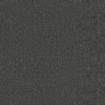 Charcoal gray fabric texture with a dense, uniform weave and heathered effect, displaying a small grid pattern and matte finish.