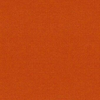 Orange fabric swatch displaying a tight woven texture with a matte finish and consistent, granular pattern in a terracotta tone.