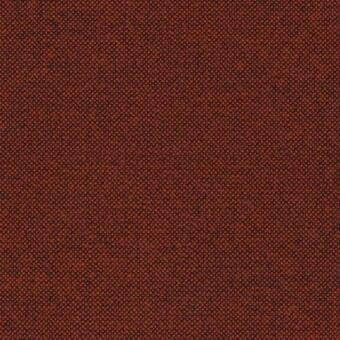Hallingdal 65 fabric sample, reddish-brown woven texture, dense square grid pattern, matte finish, studio lighting, durable upholstery material.