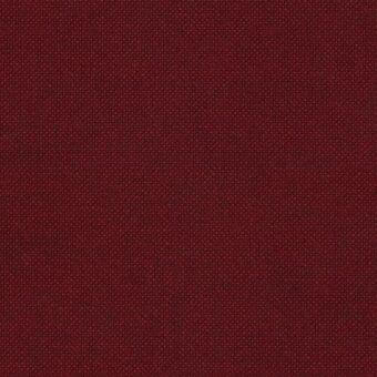 Red fabric sample with a dense, uniform weave and matte finish, potentially wool or synthetic blend, displaying a consistent, rich tone.