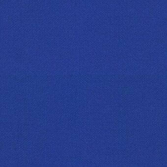 Royal blue fabric swatch with a matte finish and subtle grid texture, likely linen, identified as Hallingdal 65 textile sample F 1000 C0750.