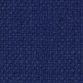 Indigo textile sample displaying a dense, woven grid pattern with a matte finish, suitable for upholstery applications.