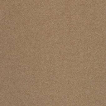 Brown woven fabric sample with a matte finish and dense looped texture, exhibiting tonal variations and a uniform background.