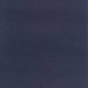 Navy blue fabric swatch displaying a subtly granular woven texture and matte finish with straight cut edges.