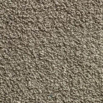 Beige looped fabric texture with a nubby surface, matte finish, and subtle gray and taupe variations; “Amelia 602” label visible.