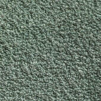 Amelia 711 fabric texture, grayish-green looped pile, mottled surface, short dense nubby weave, lacividina upholstery material.