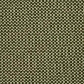 Lacividina 21 nox fabric texture, olive green and beige woven squares, dense grid pattern, matte finish upholstery material.